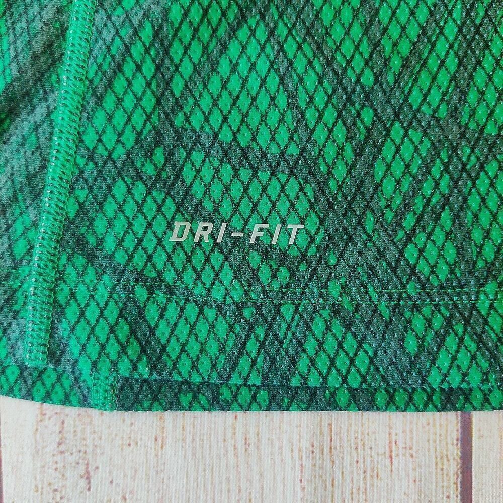 Nike Green Patterned Racerback Tank Top - Picture 7 of 10